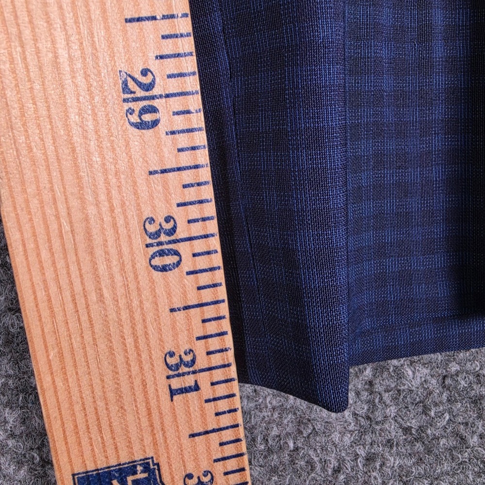 Ted Baker Suit Mens 35R Blue Micro Check Wool Blend Jay CT Slim Fit 2-Piece - Picture 8 of 16